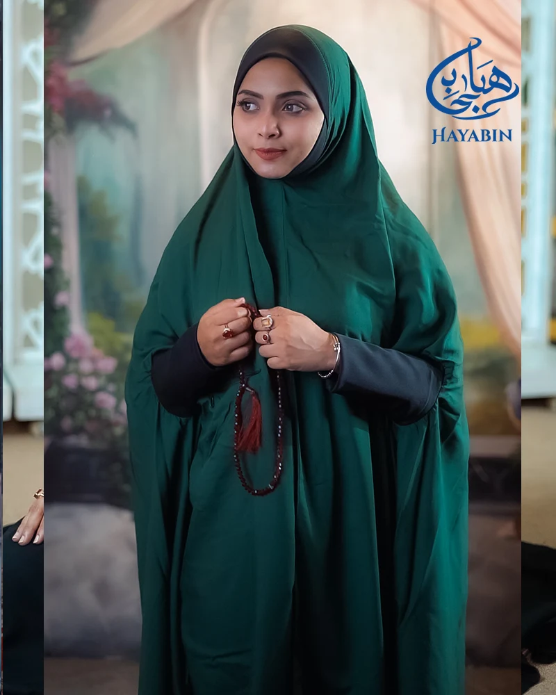 UMRAH & SALAH HIJAB (Pine Green)